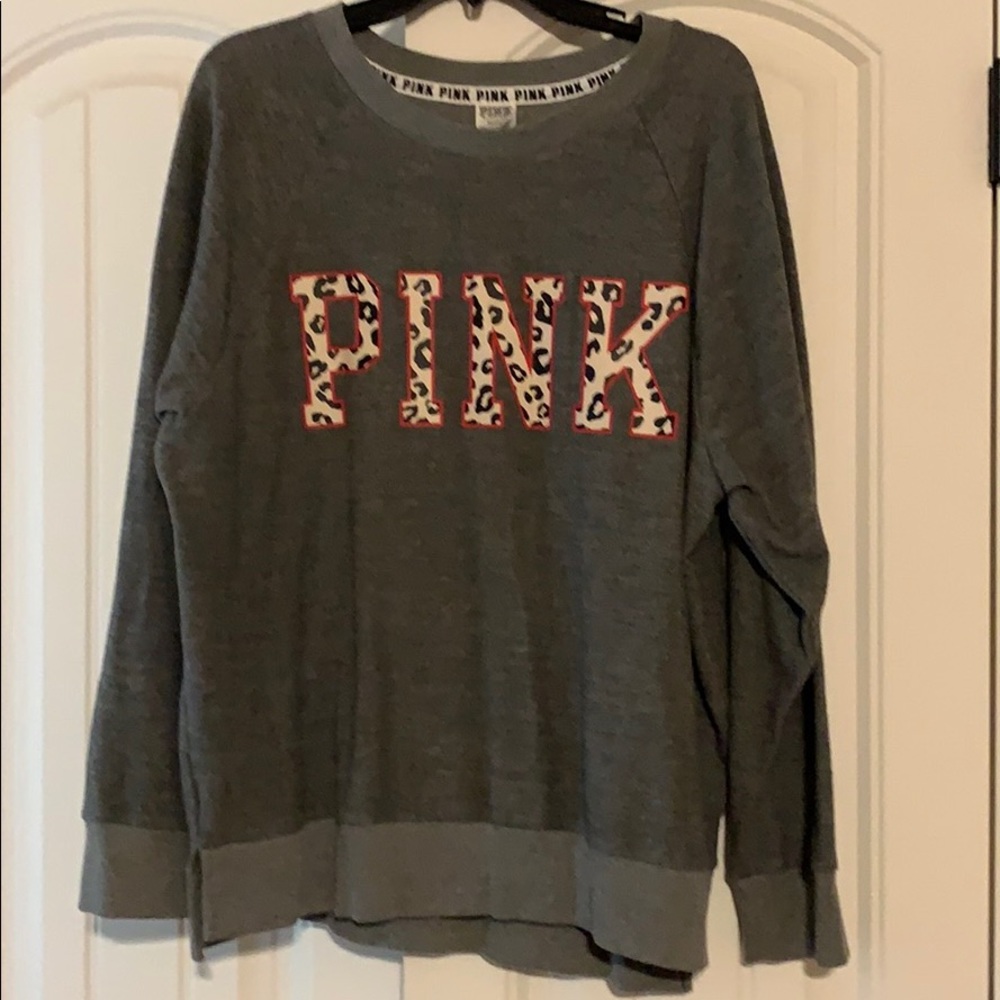 Victoria’s Secret Pink grey sweatshirt